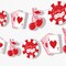Big Dot of Happiness Lucky in Love Garland Banner, Las Vegas Bachelorette Party Decor, 30 Feet of Cord, 15 Double-Sided Favor Pieces